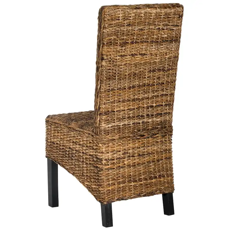 SAFAVIEH Pembrooke Natural Wicker Dining Chair (Set of 2) - 19 W x 22 D x 41 H