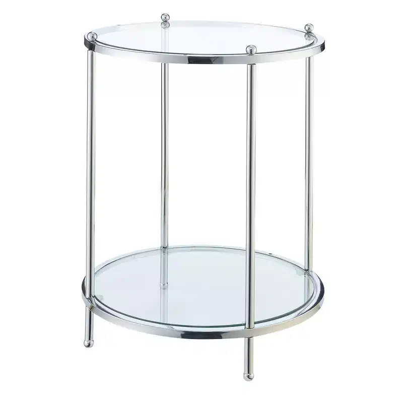 Royal Crest 2 Tier Round End Table - Johar Furniture