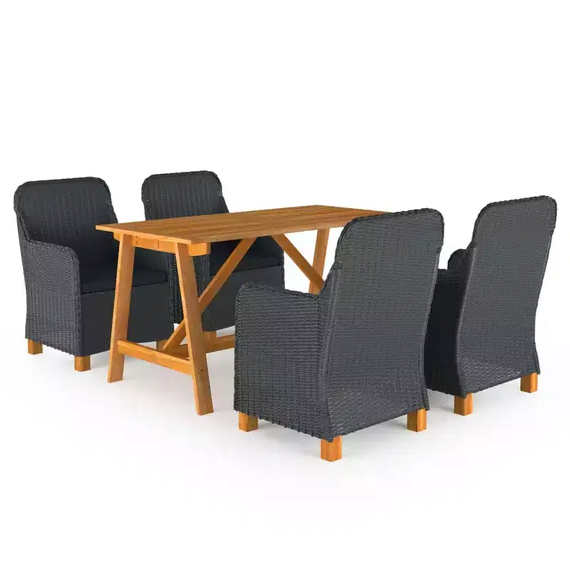 vidaXL Dining Set Acacia Wood