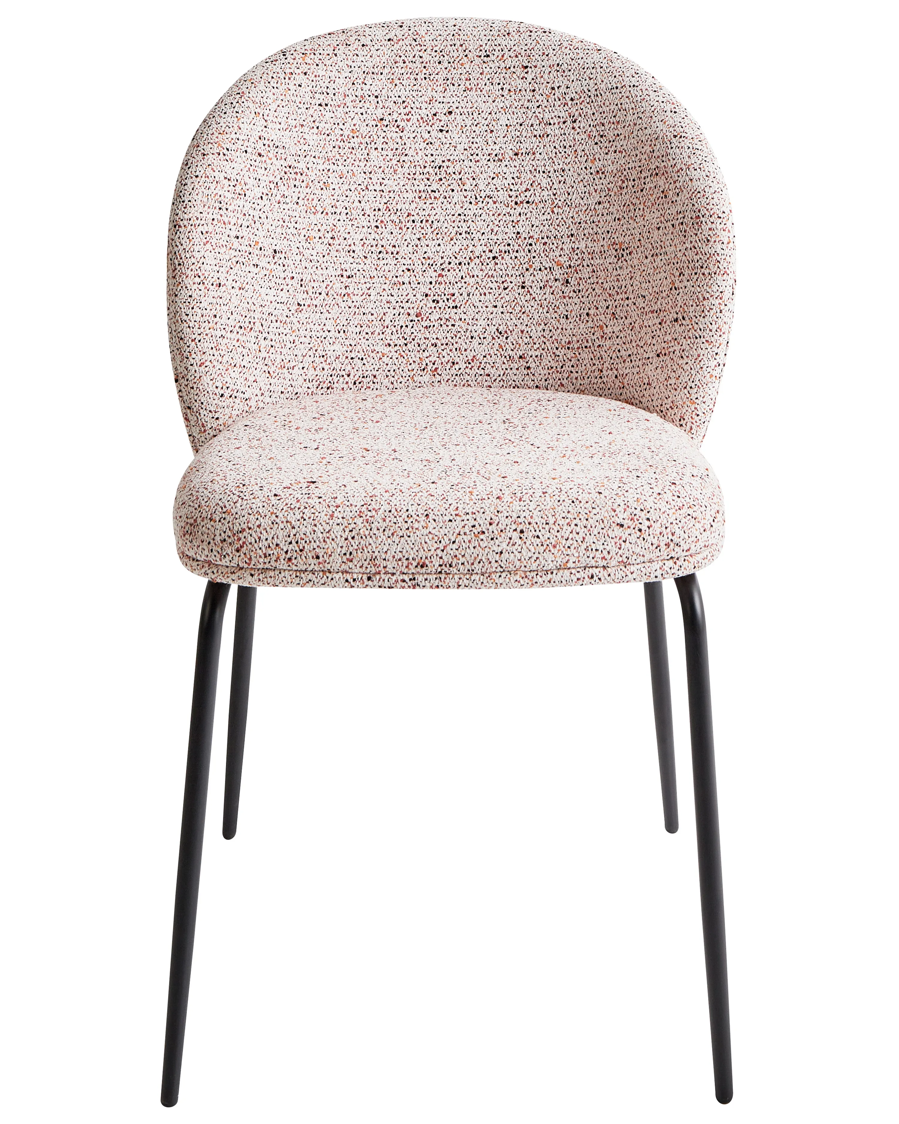 Set di 2 sedie da pranzo Tessuto Beige