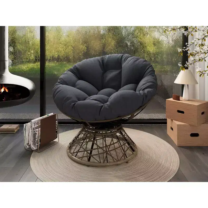 Modern Swivel Accent Chair, 41.5