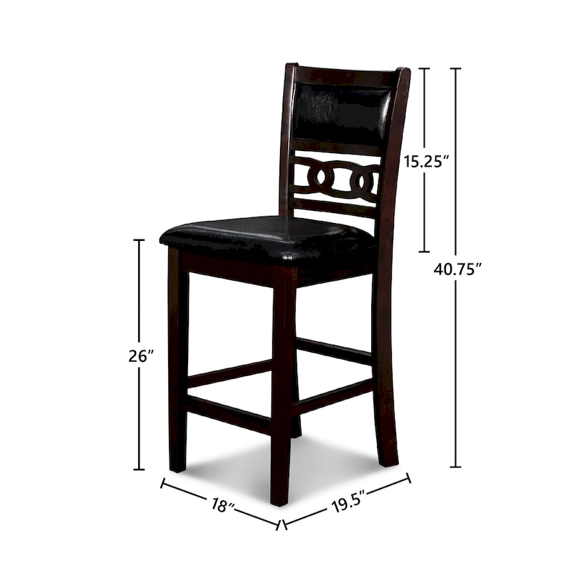 New Classic Furniture Cavan 5-piece Round Counter Dining Set