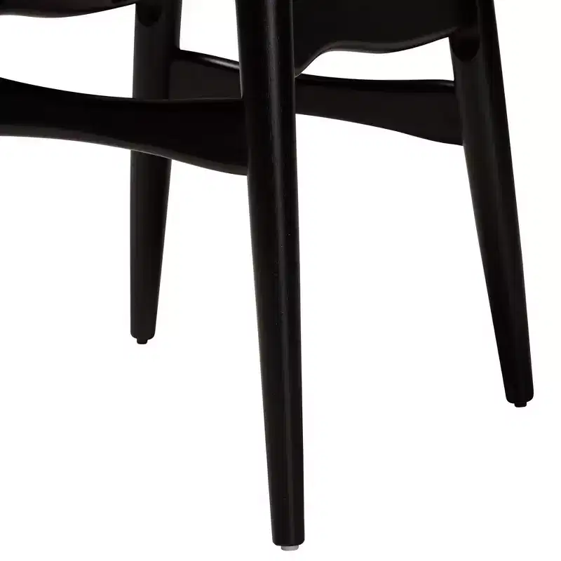Baxton Studio Tarana Mid-Century Modern Wood 5-Piece Dining Set