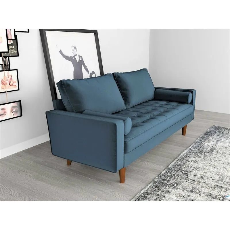 Velvet Mid-century Style Sofa