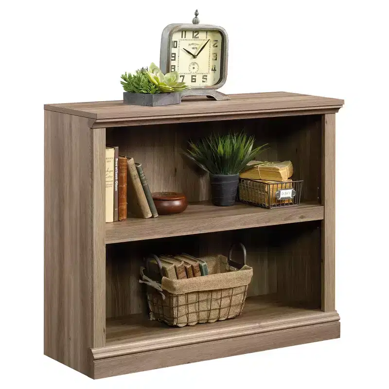 2-Shelf Bookcase with Adjustable Shelf