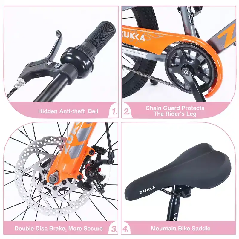 Bicycles, 20 Inch Kids Road Hybrid Bike For 7-10 Years Old Toddlers Kids, Steel Commuter Bike, Single Speed Kids Beach Road City Bike For Boys Girls