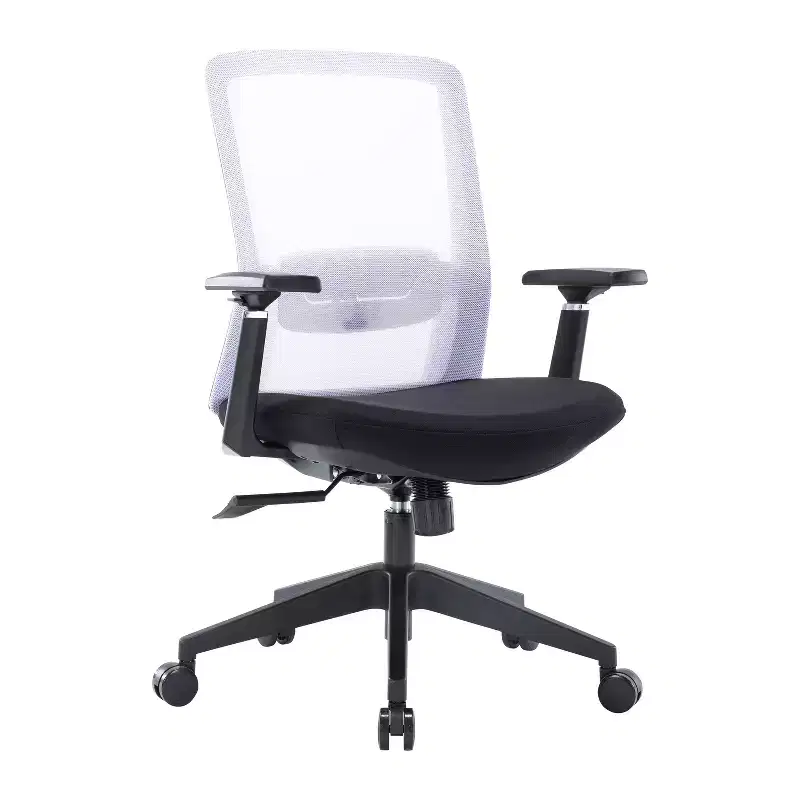 46 in.H Adjustable Height Black PU Leather Seat Material with Swivels Ergonomic Office Chairs