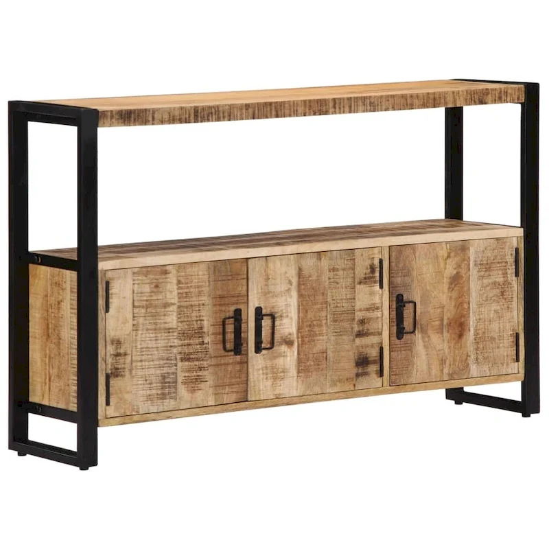 vidaXL Side Cabinet 47.2x11.8x29.5 Solid Mango Wood
