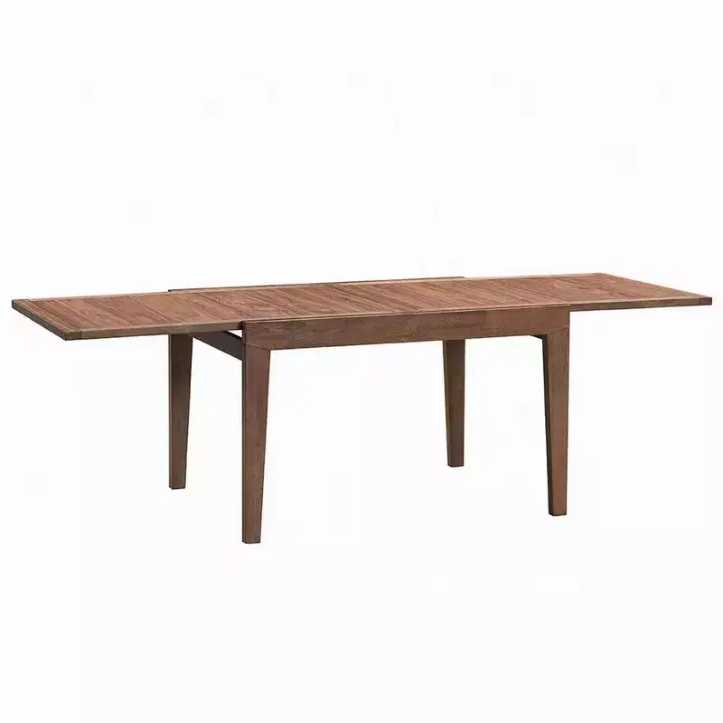 Expandable Dining Table, 47-94 Inch, Scandinavian Walnut Brown