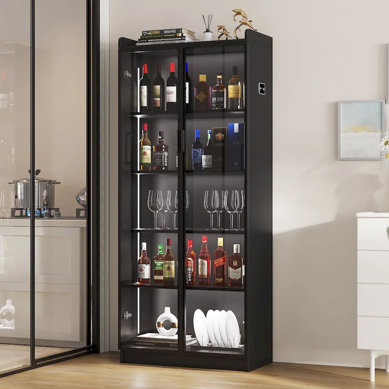 Dining Cabinet with LED light - N/A