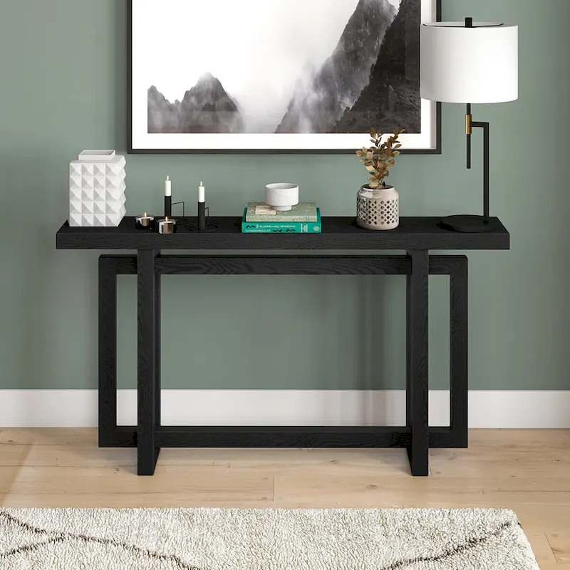 Breslow 55 Wide Rectangular Console Table - 55 Wide