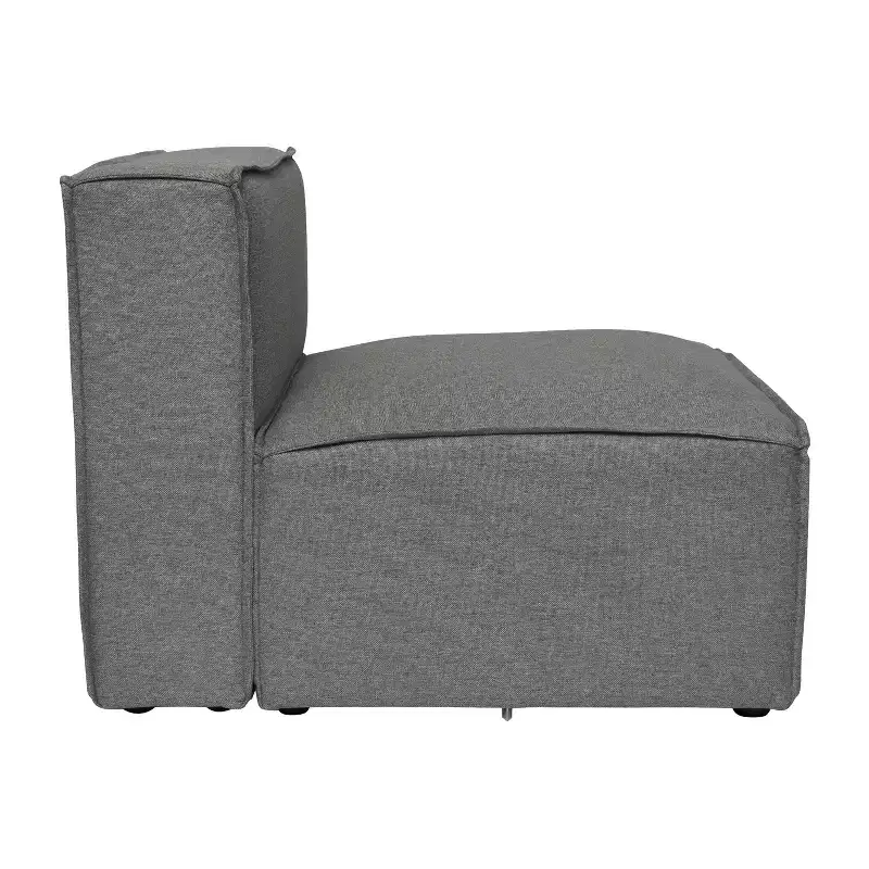 Flash Furniture Bridgetown Luxury Modular Sectional Sofa, Armless Center Seat