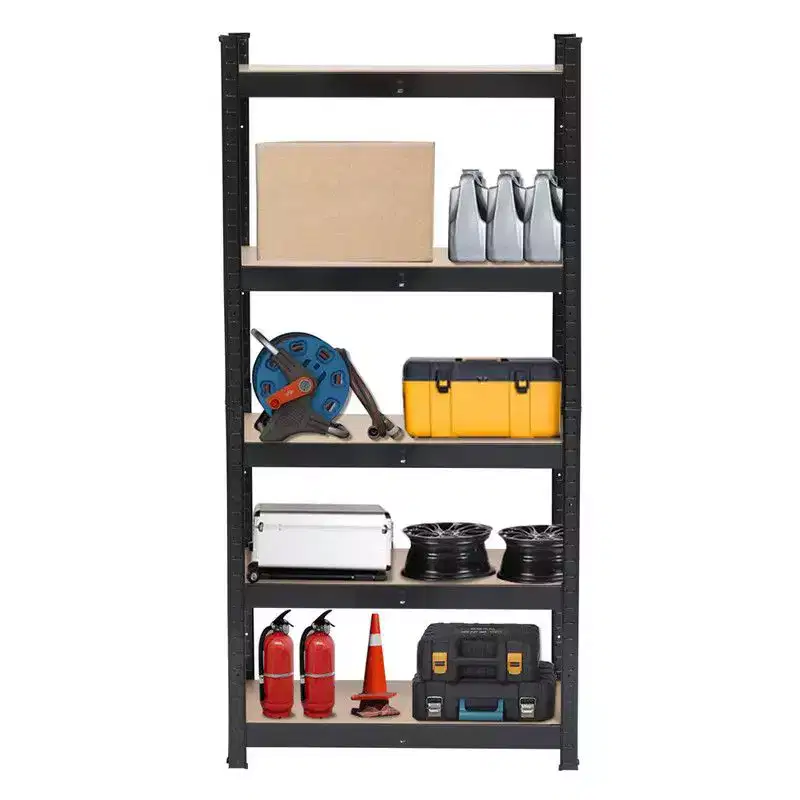 Heavy Duty Steel Storage Rack, Multi-Tier Shelving Unit for Garage & Warehouse
