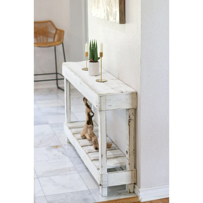 Reclaimed Wood Console Table 46
