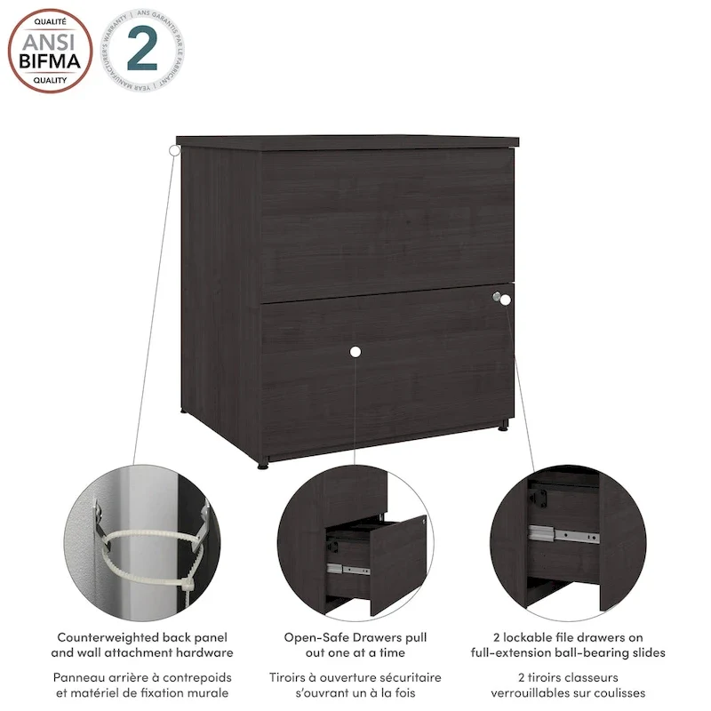 2-Drawer Lateral File Cabinet