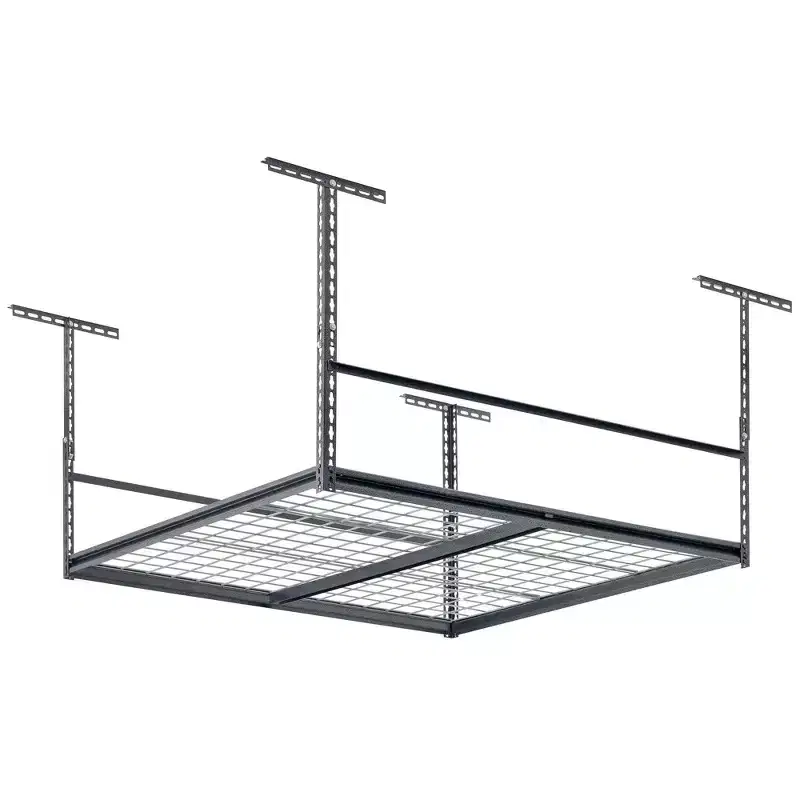 Muscle Rack 47Wx47Dx28H Overhead Garage Storage Ceiling Rack Silver