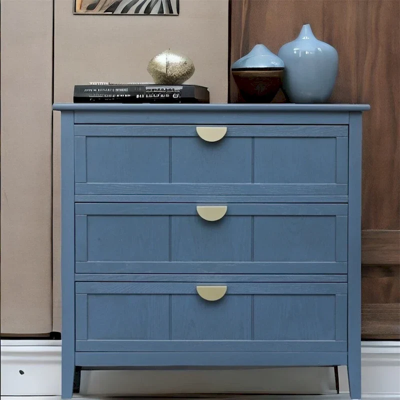 American Style Cabinet with Non-Slip Foot Pads and 3 Drawers