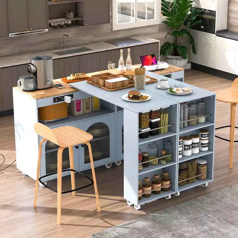 Modern Kitchen with Table and