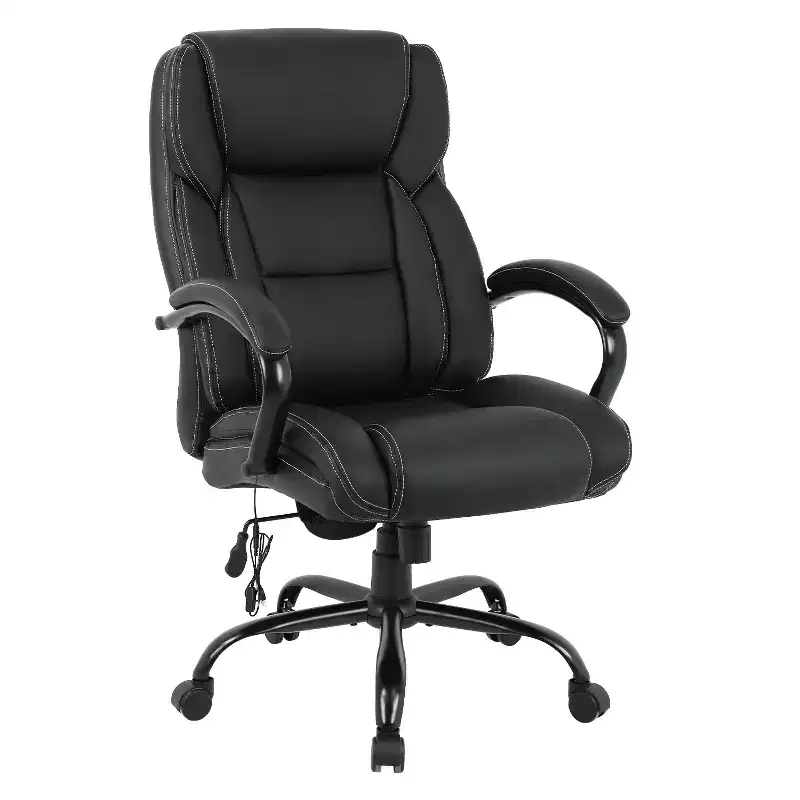Ergonomic High Back Office Chair with Lumbar Support – Black / Brown / White
