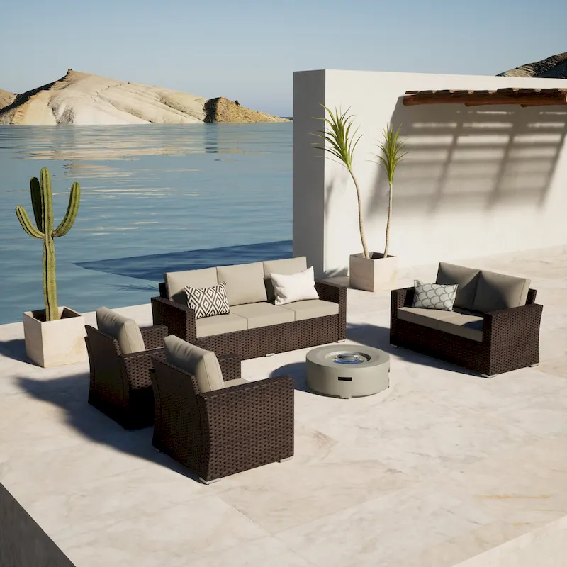 Laguna 5-piece Fire Seating Set