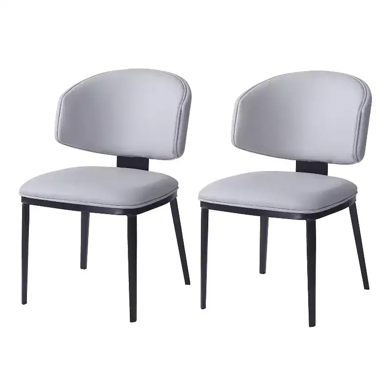 Christopher Knight Home Enoch Modern Faux Leather Upholstered Dining Chairs (Set of 2)