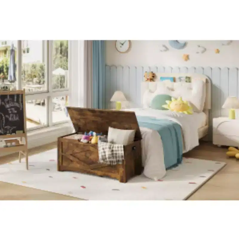 Storage Ottoman with Irregular Legs (MDF)