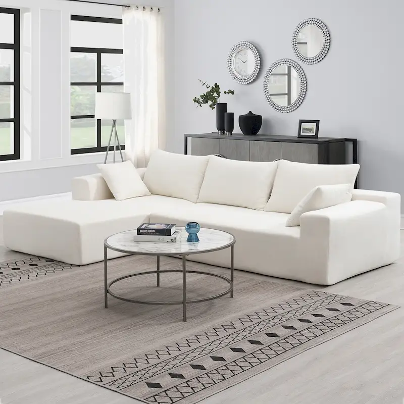Modular Sectional Living Room Sofa Set