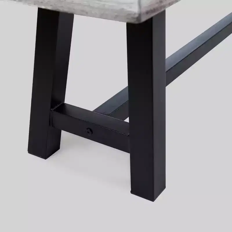 Carlisle Acacia Wood Dining Bench Light Gray - Christopher Knight Home