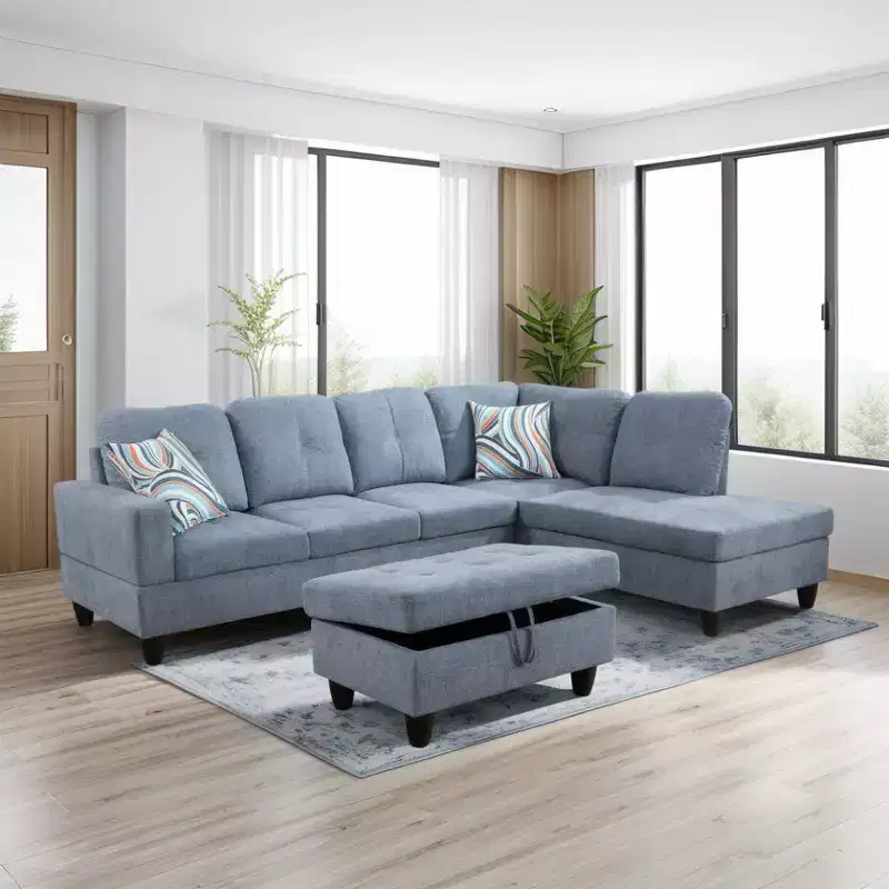 Elevate Your Living Space with Our Stylish L-Shaped Sectional Sofa C Comfort, Functionality, and Aesthetic Appeal All in One
