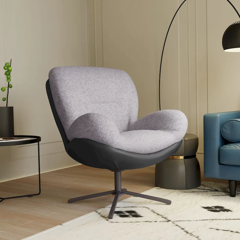 Ronnie Swivel Single Accent Chair by Christopher Knight Home