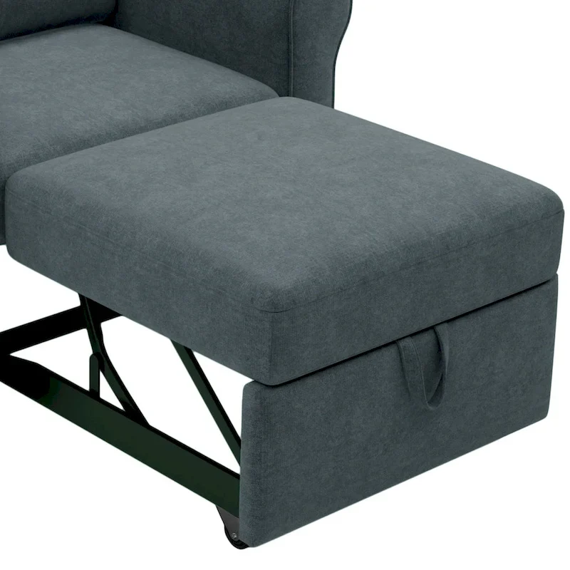 3-in-1 Sofa Bed Chair Convertible Sleeper Chair Bed