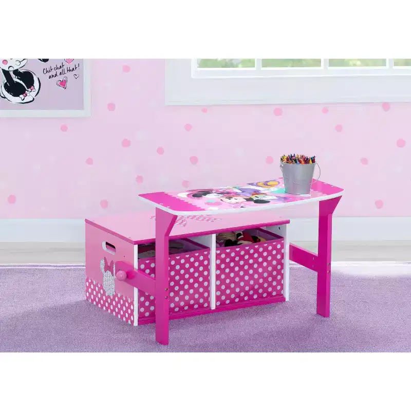 Delta Children Minnie Mouse 3-in-1 Activity Bench