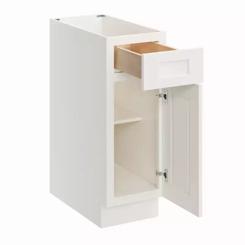 CASAINC 12 in. W x 34.5 in. H x 24 in. D Base Kitchen Cabinet with 1 Soft-Close Drawer  Plywood Frame, Full Overlay Front