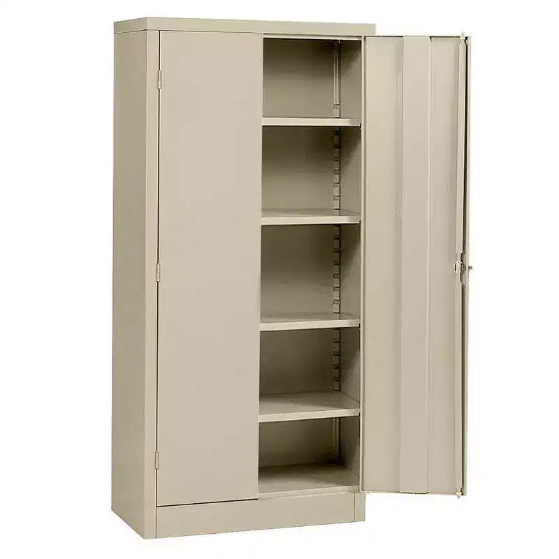 Edsal 36Wx18Dx72H Steel Freestanding Cabinet Beige