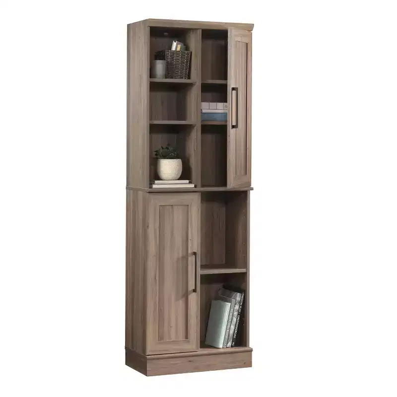Sauder Homeplus 2 Door Storage Cabinet Salt Oak