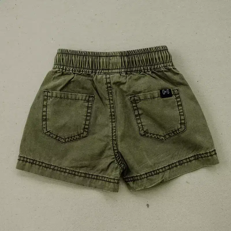 Kids Grayson Shorts - Olive + Scout