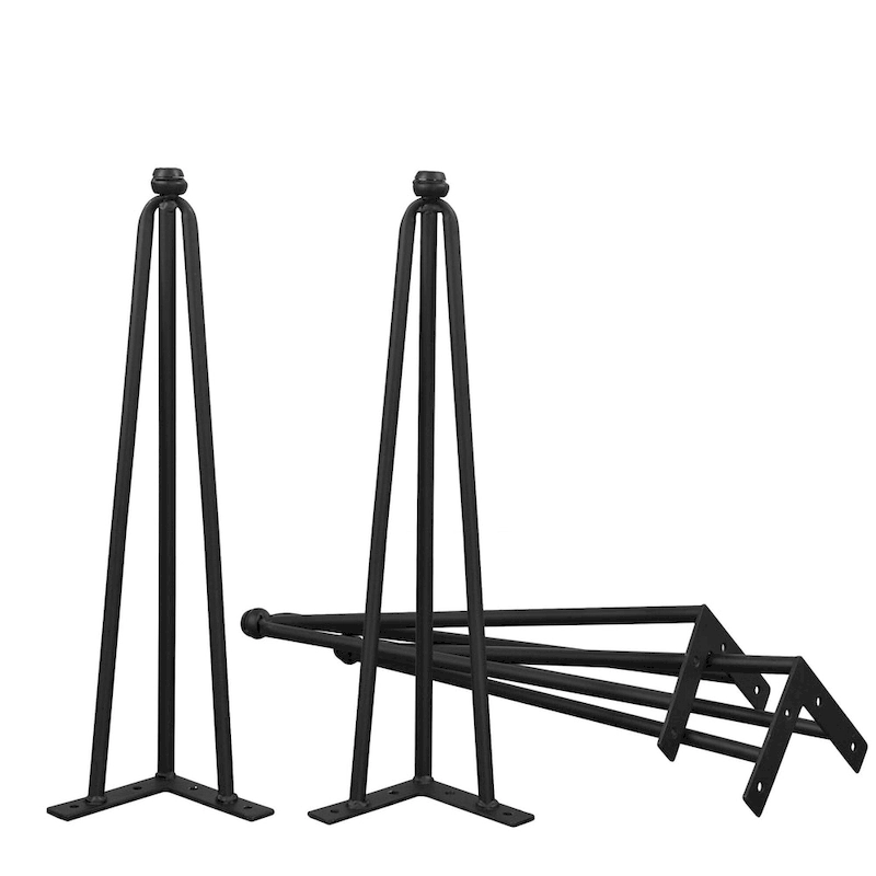 4 Piece Hairpin Metal Table Legs Furniture Legs