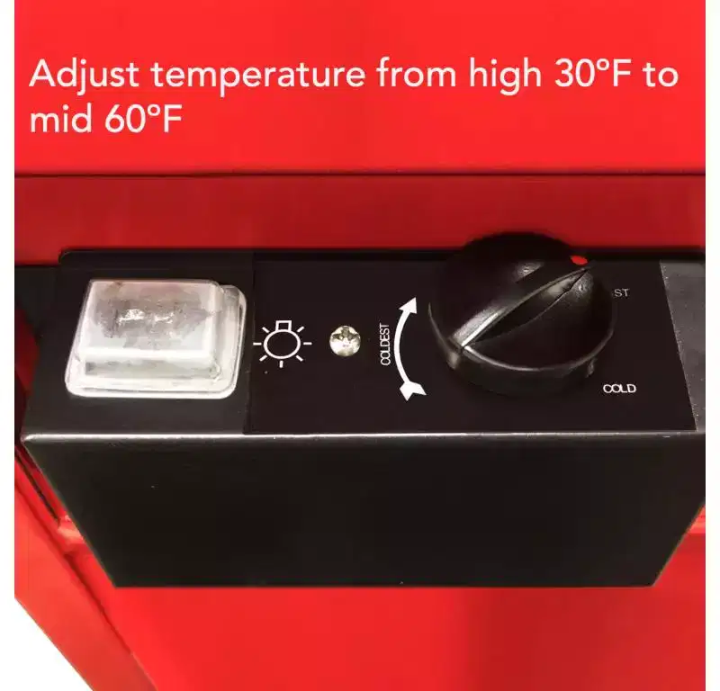 Whynter TBR-185SR Portable 1.8 cu. ft. Tool Box Refrigerator with 2 Drawers and Lock