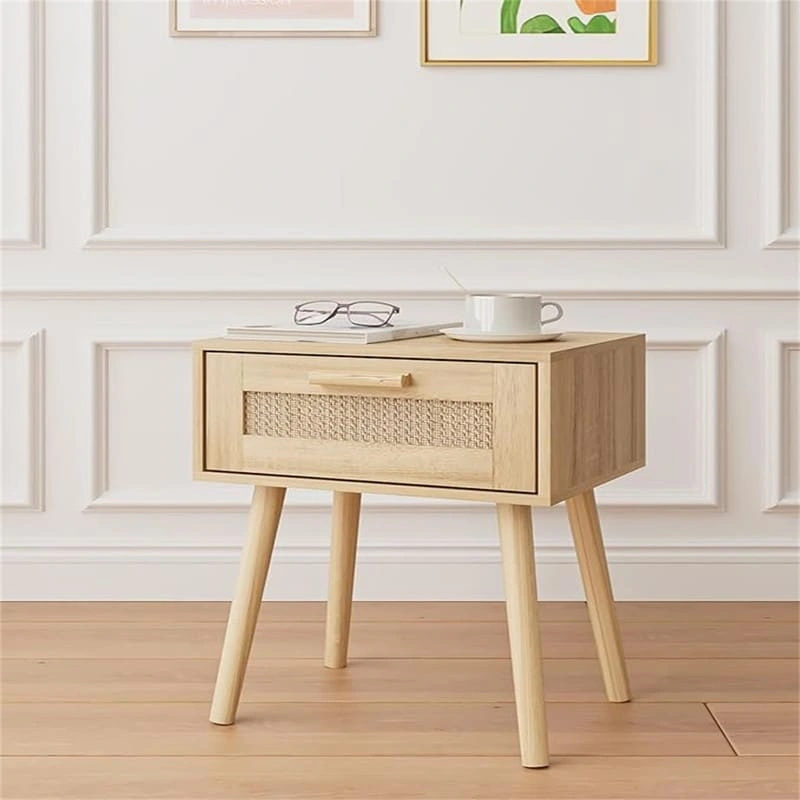 Bedroom Nightstands Wooden Night Stands - 11.81D x 15.35W x 19.69H