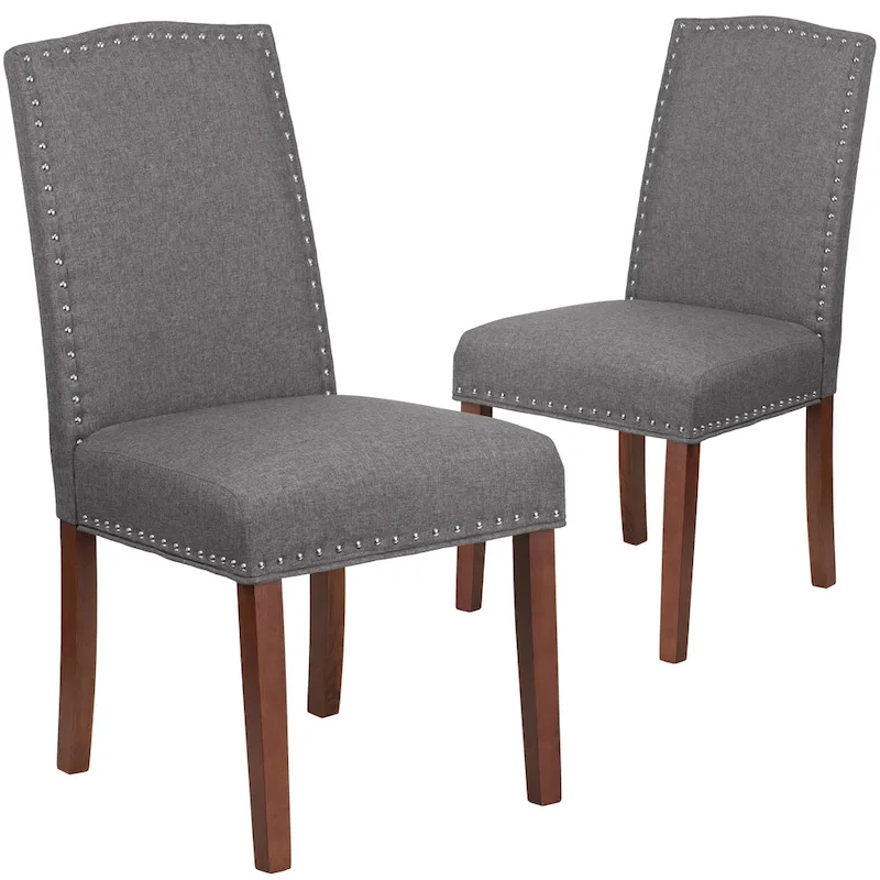 Parsons Chair with Nailhead Trim – Set of 2