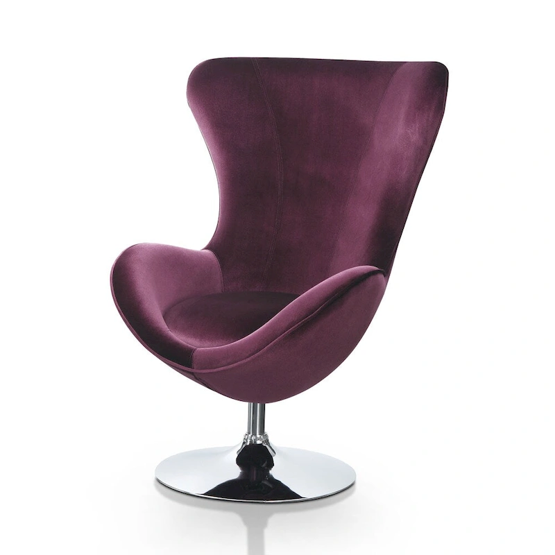 Cher Modern Fabric 2-piece Accent Chair and Ottoman Set by Furniture of America