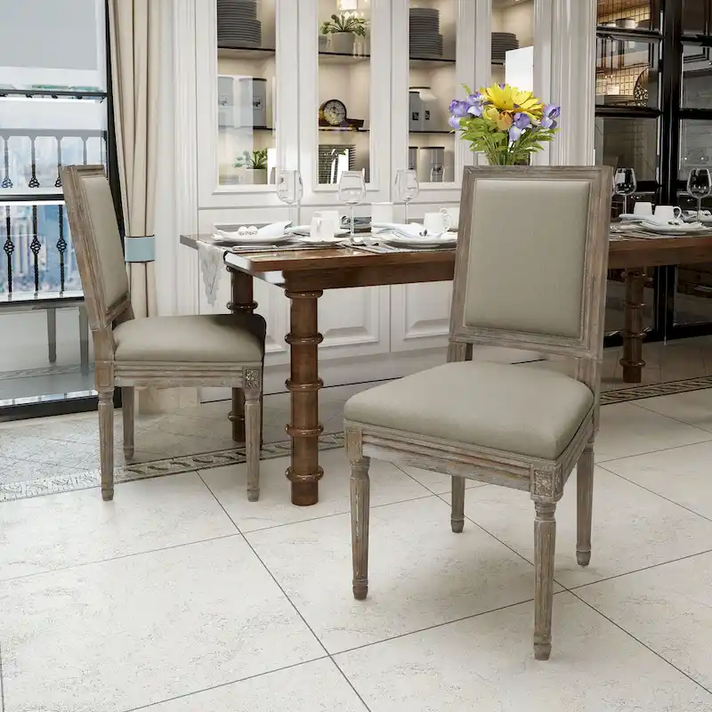 Ledger Traditional Fabric Dining Chair (Set of 2) by Christopher Knight Home