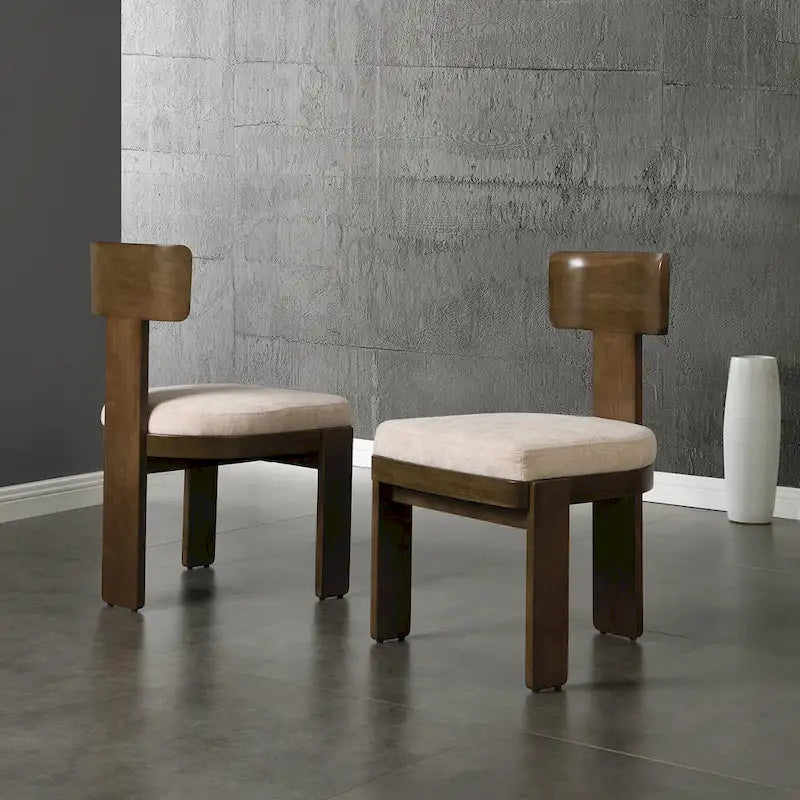 Upholstered Dining Chairs, Stylish and Comfortable Seating, Set of 2