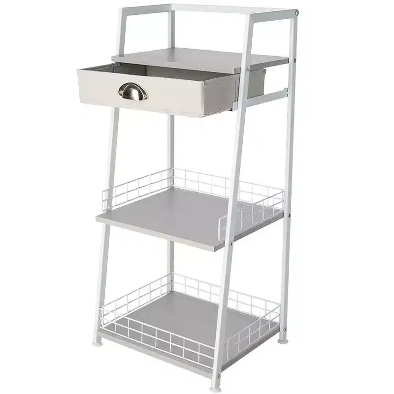 The Lakeside Collection Ladder Shelf with Drawer