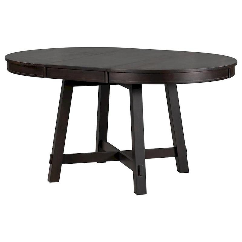 5 PCS Farmhouse Dining Table Set of 4 Chairs, Extendable