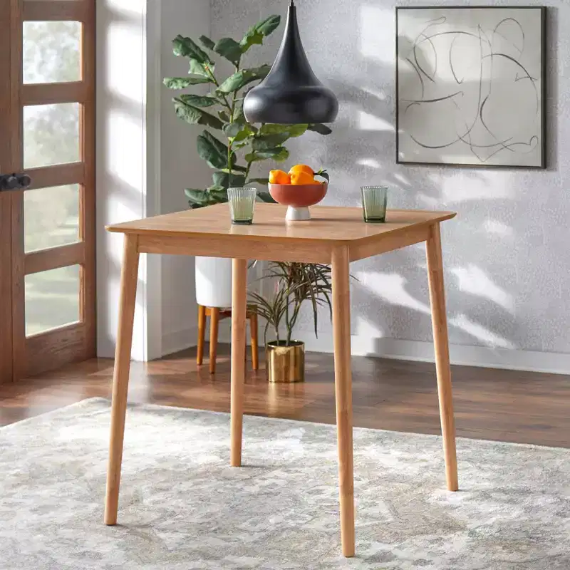 Newington Counter Height Square Table - Light Oak