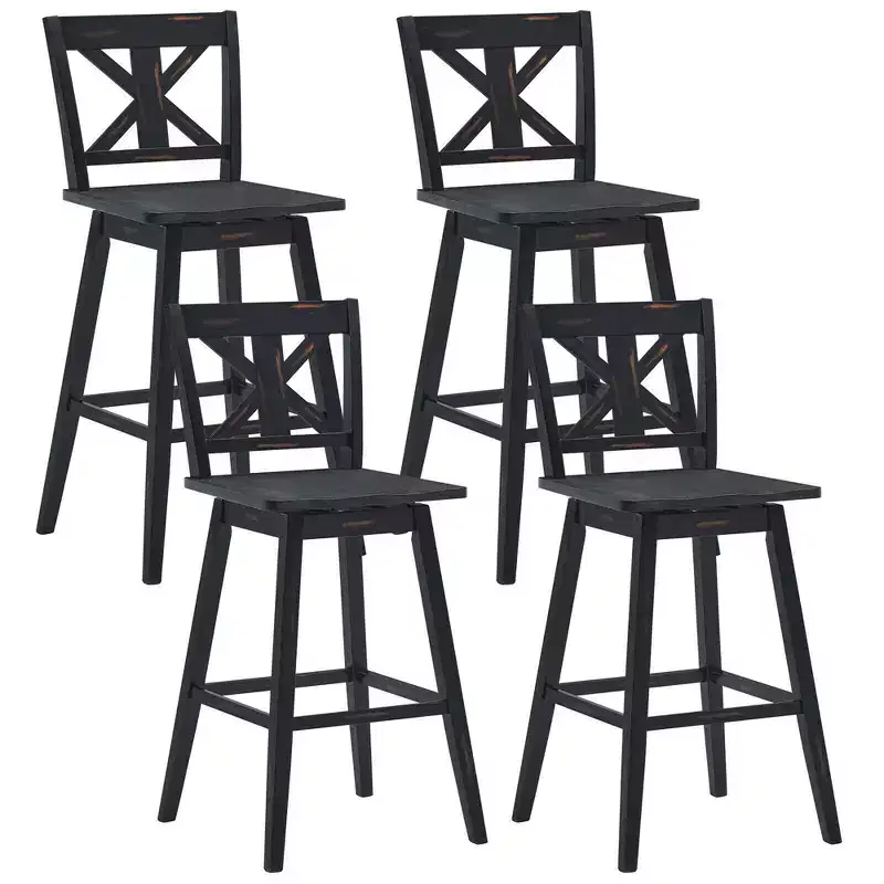 4-Piece Swivel Bar Stools 29
