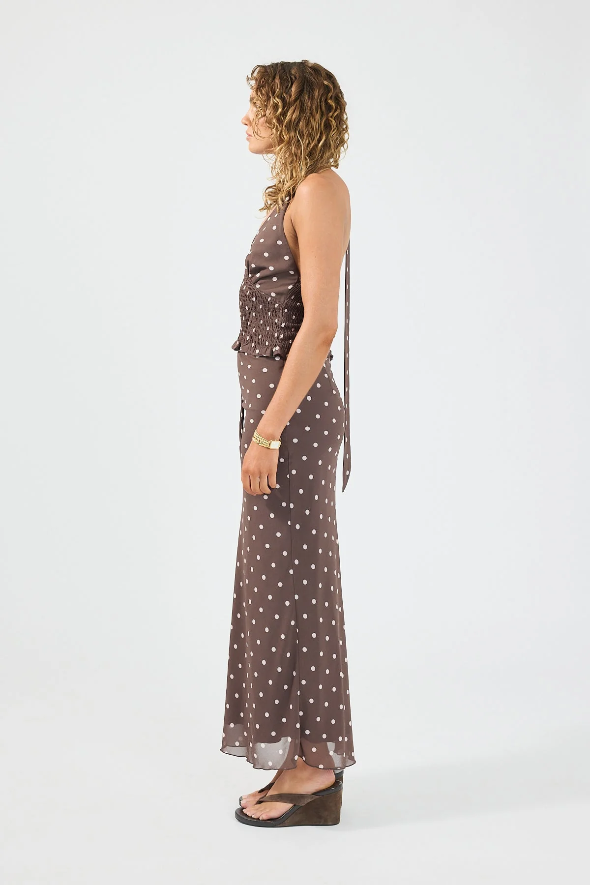 Maxi Skirt Brown