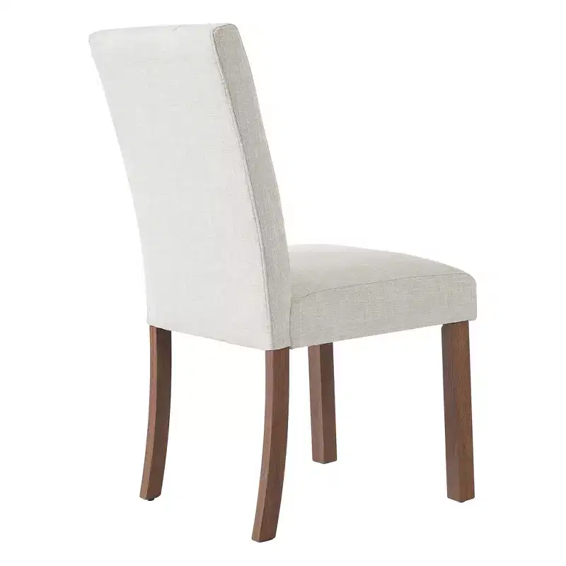 GDFStudio Keller Modern Wooden Dining Chairs with Back and Wood Legs (Set of 4)