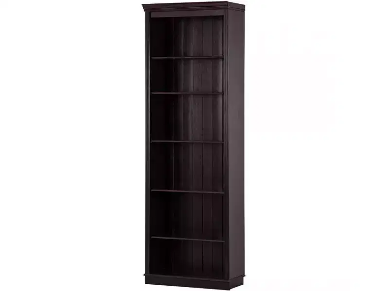 Anita Solid Wood 6 Shelf Open Bookcase